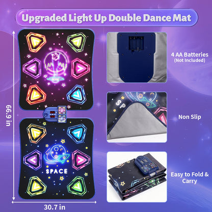 Safe non-slip texture of Waykee kids dance mat surface