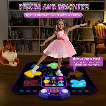 Wireless bluetooth dance mat control panel details