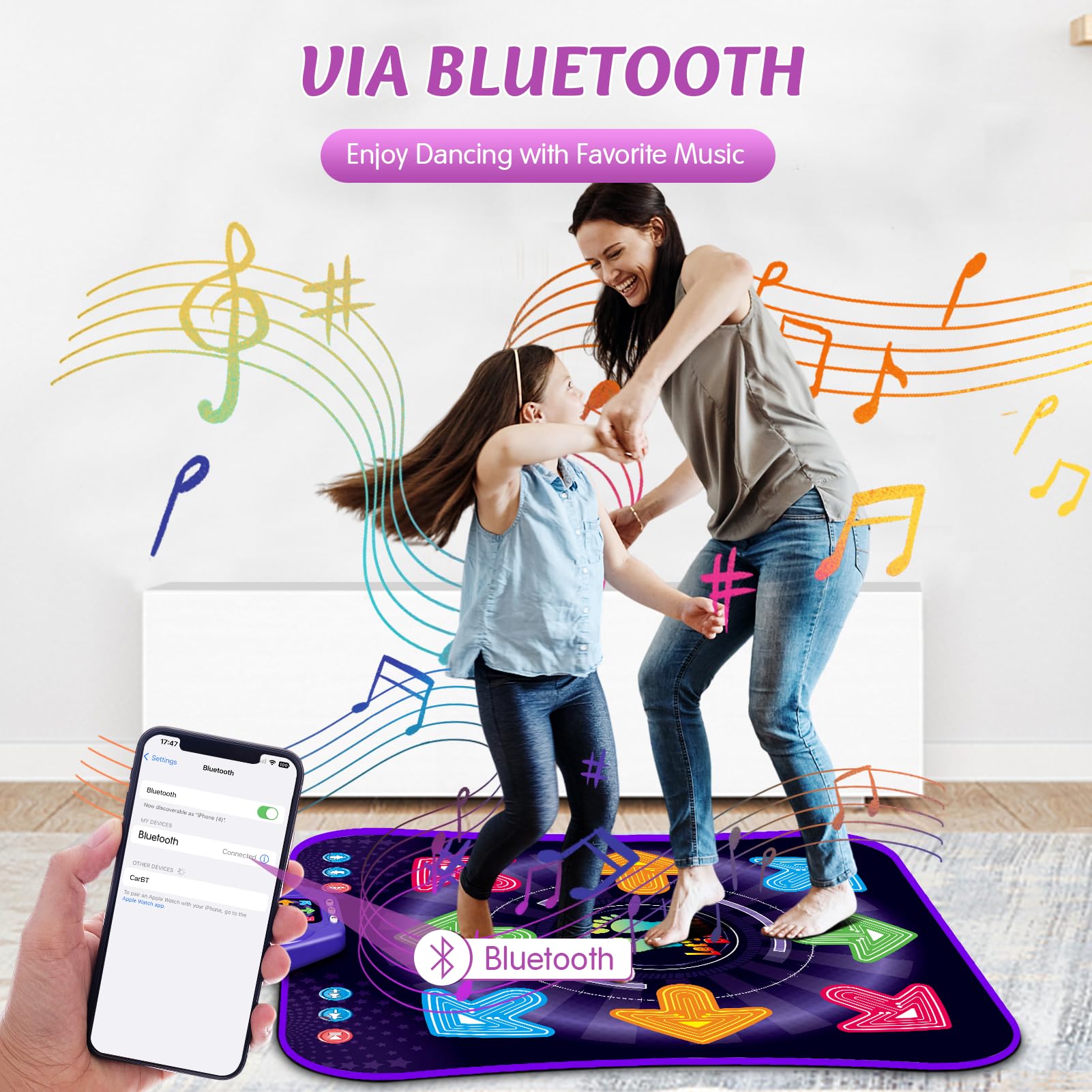 Foldable design of ankkie dance mat for kids