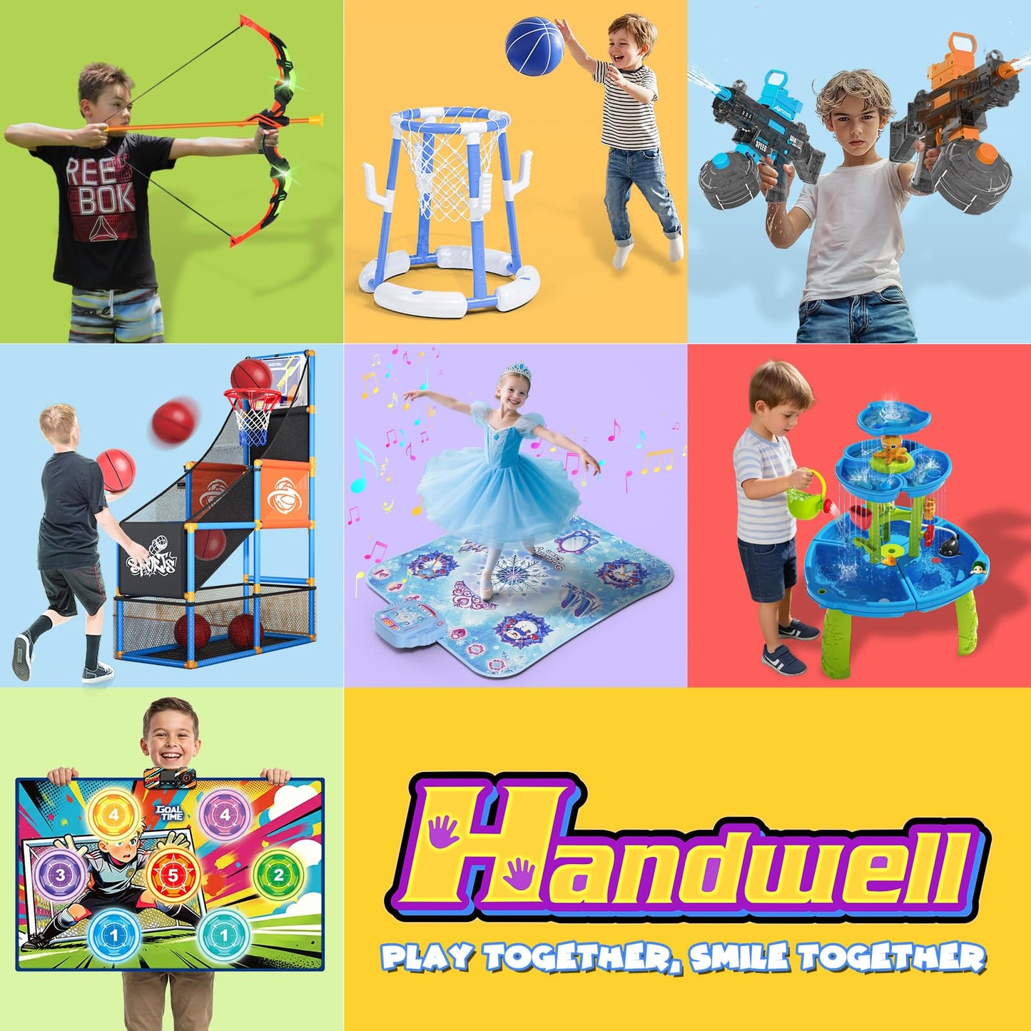 Handwell Bluetooth dance mat packaging and product display