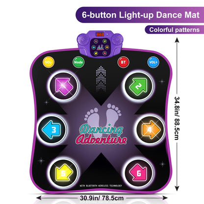 Authentic USA import Flooyes dance mat setup