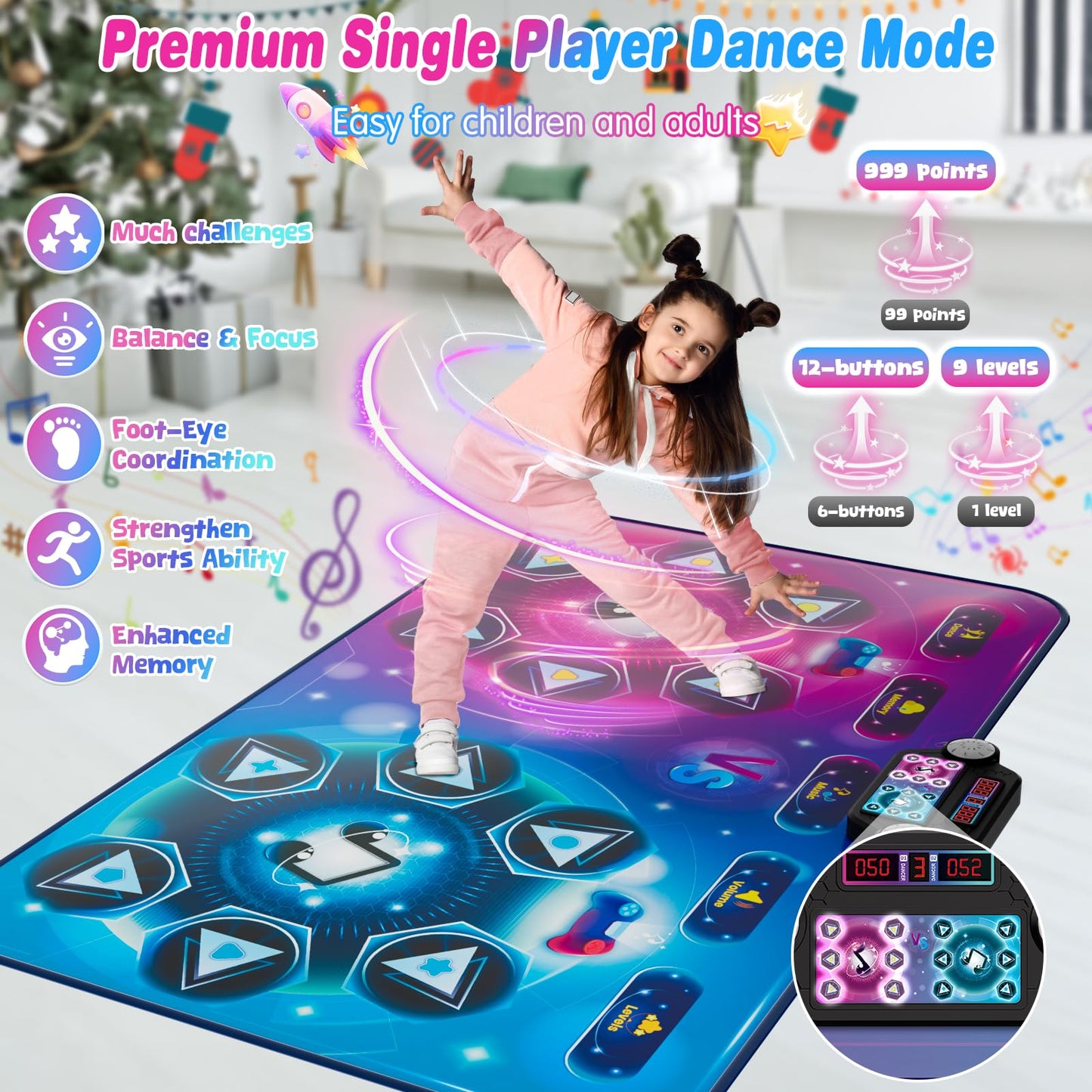 Foldable Maysida dance mat for easy storage