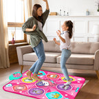 Pink electronic dance pad for kids with unicorn graphic