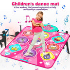 Durable and portable unicorn design dance mat for girls
