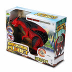 Liberty Imports mythical dragon figure close up on the detailed head and horn textures