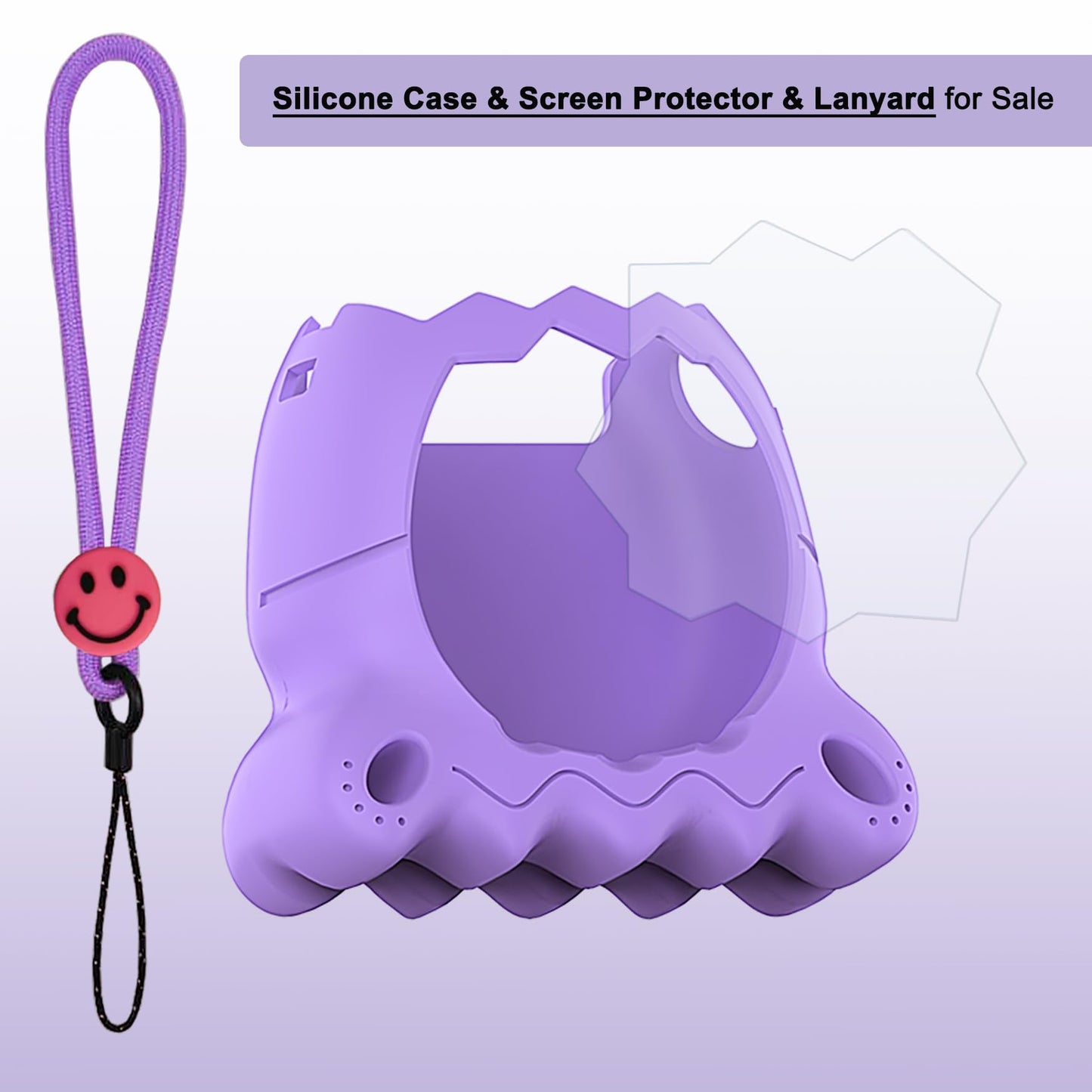 JCHPINE virtual pet accessories kit including screen protector and charm lanyard