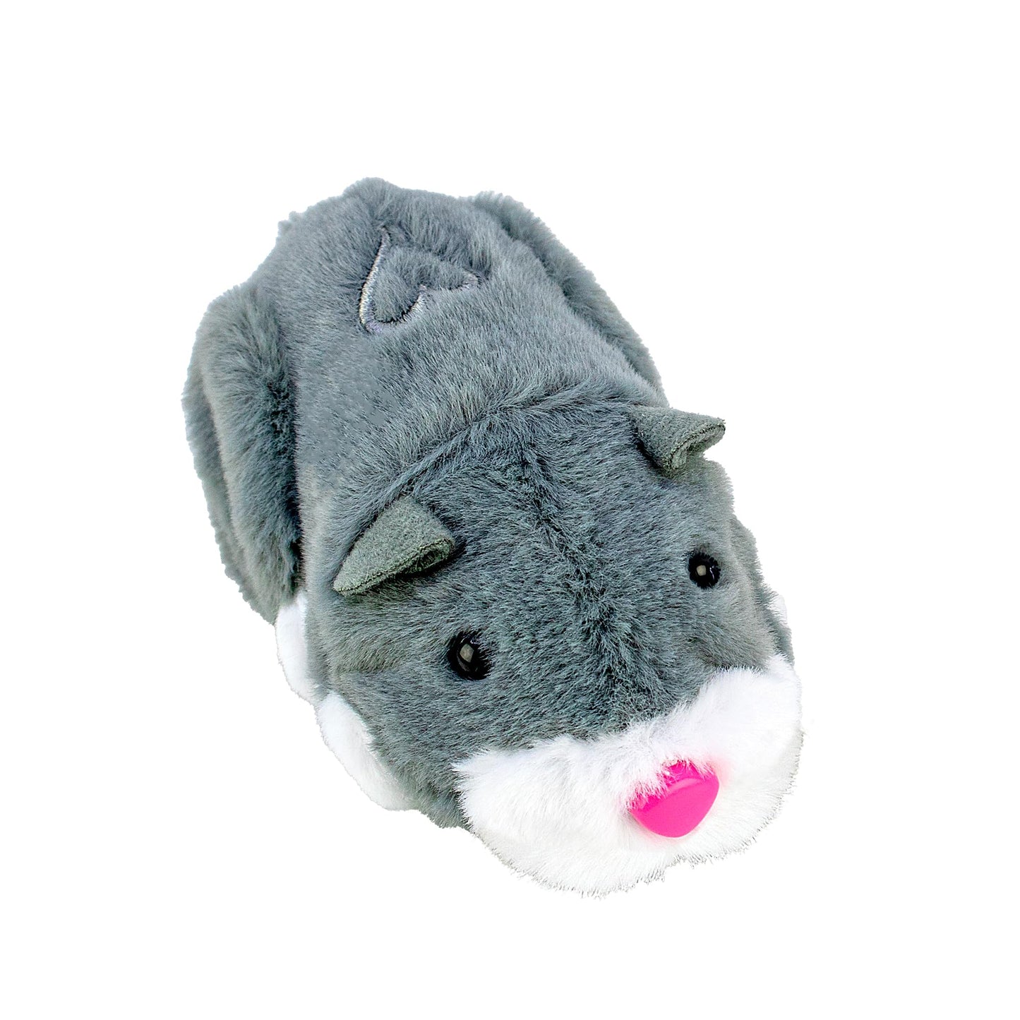NumNums electronic toy hamster showing heart shaped birthmark on back