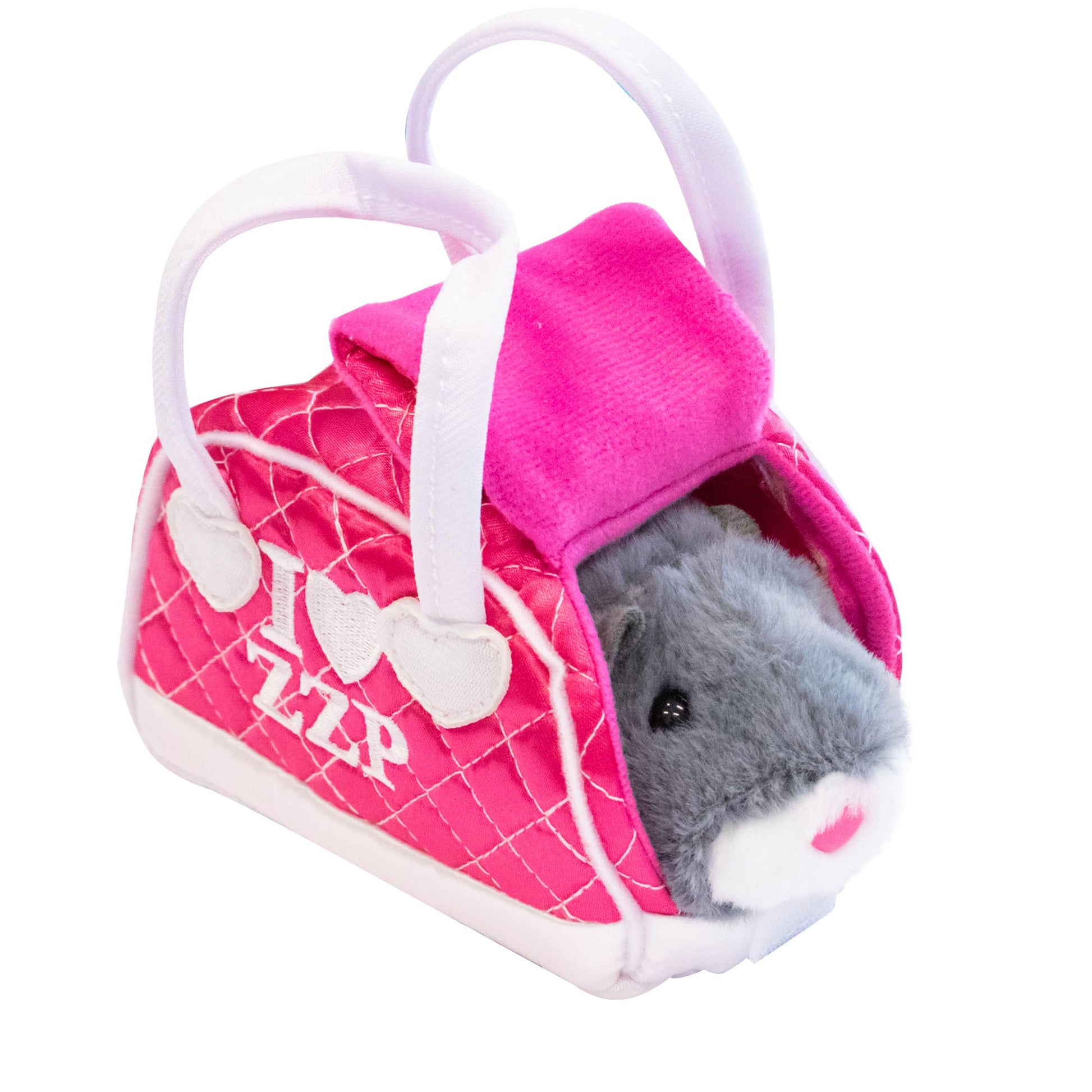 ZhuZhu City Hamster NumNums interactive pet running on the floor