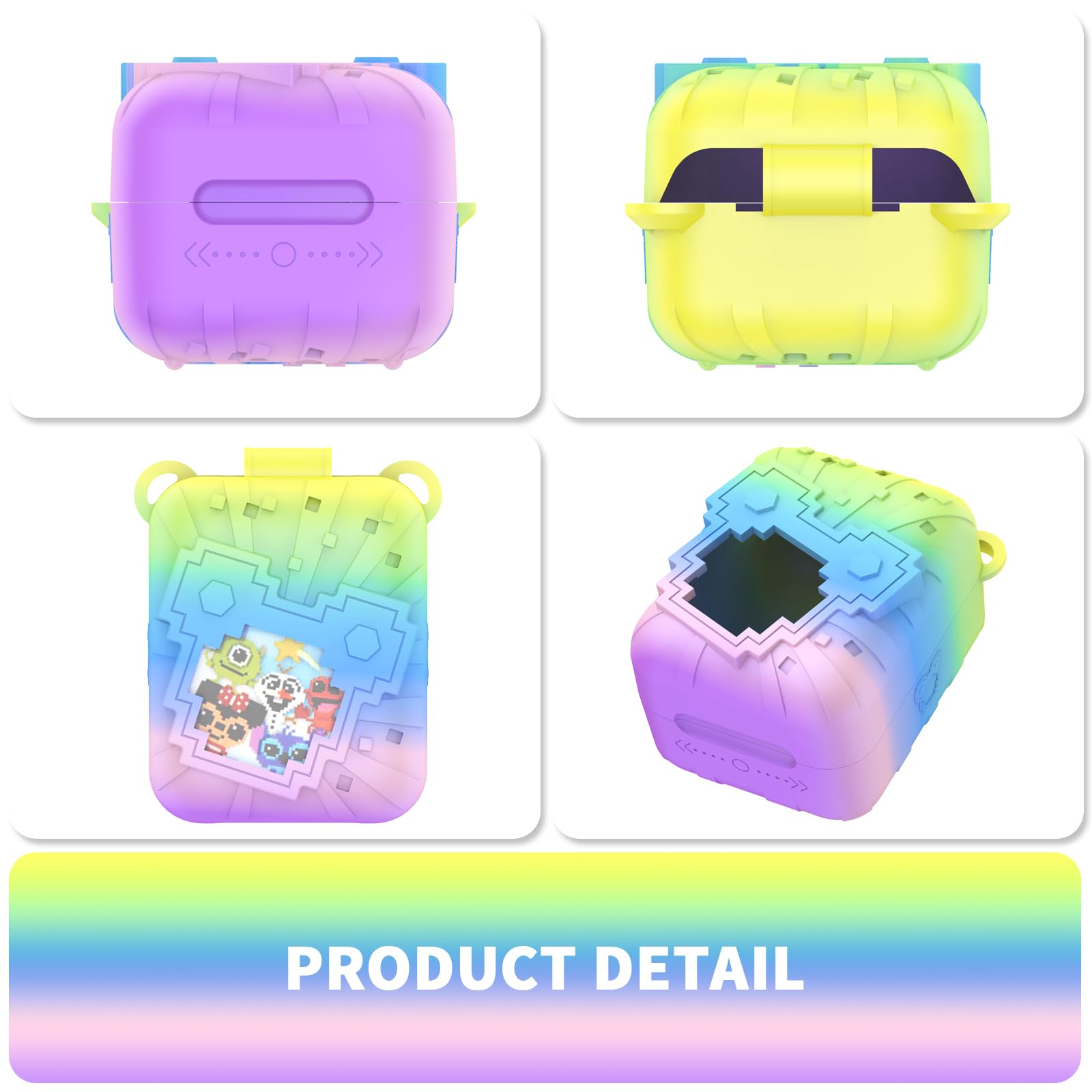 Nimuw protective carrying case for electronic pets showing integrated silicone design and top logo cutout