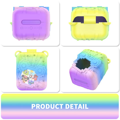 Nimuw protective carrying case for electronic pets showing integrated silicone design and top logo cutout