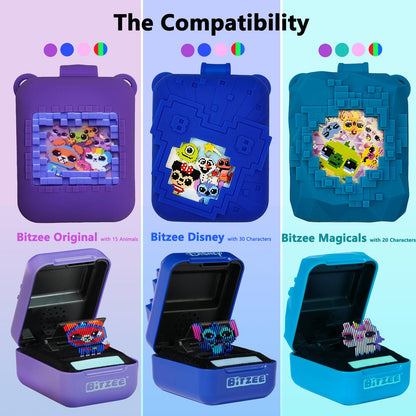 Durable child safe pink silicone skin casing by JCHPINE designed for interactive digital pets