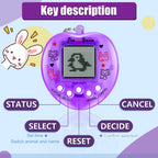 Sosation multi pack virtual electronic pets attached to a backpack as a decorative keychain accessory