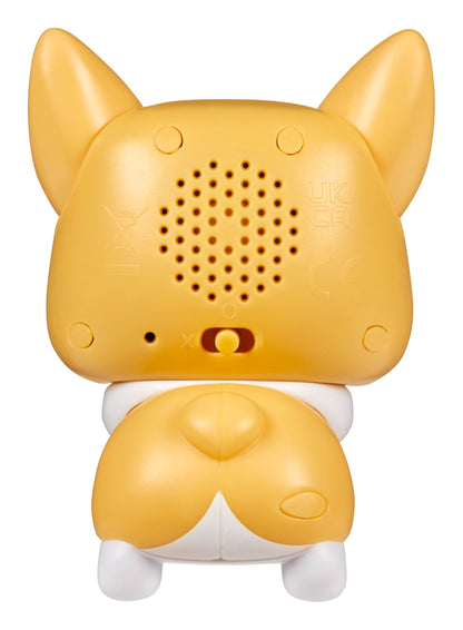 MGA Entertainment electronic pet dog battery compartment and main menu navigation buttons.