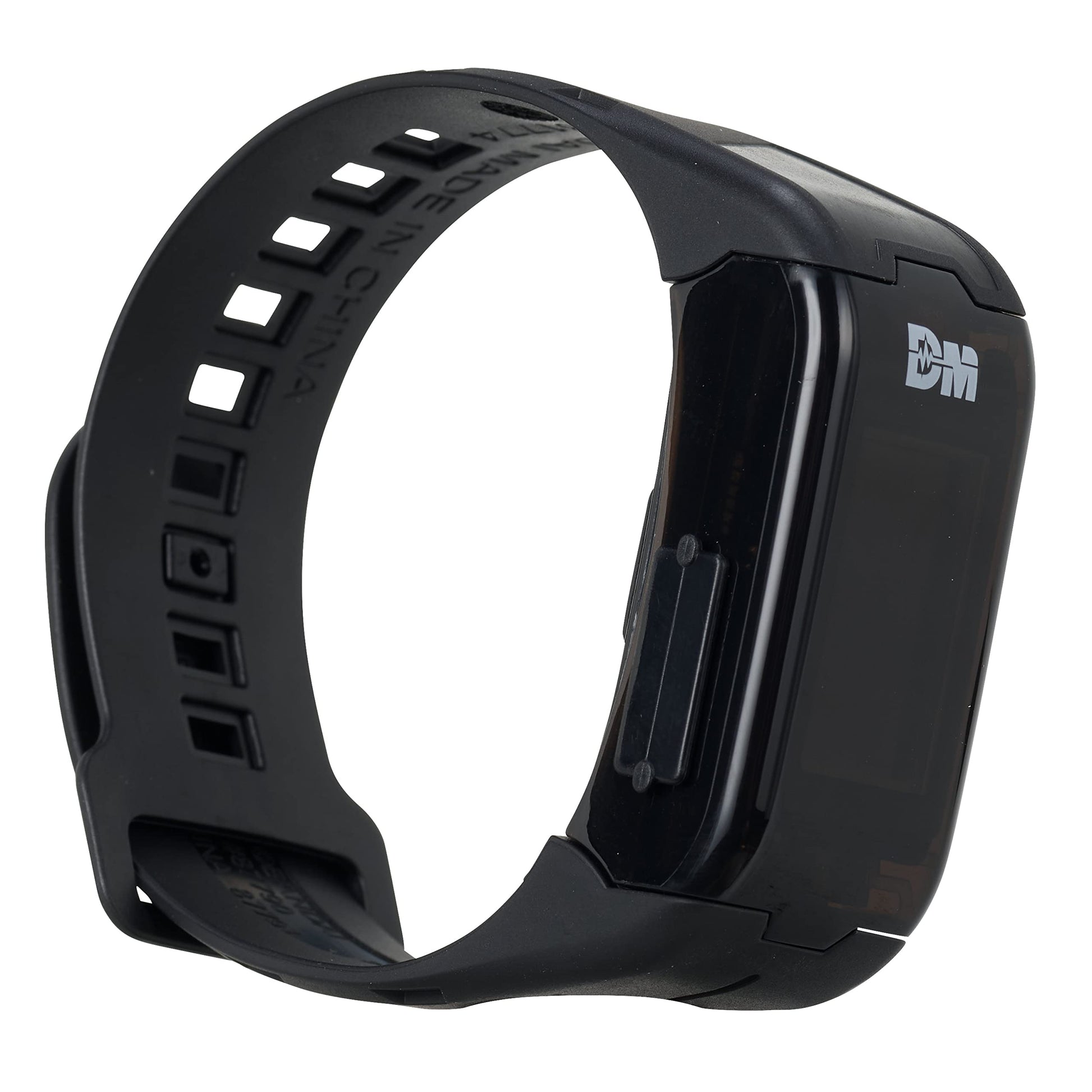 Bandai Namco black interactive fitness watch packaging contents with USB cable