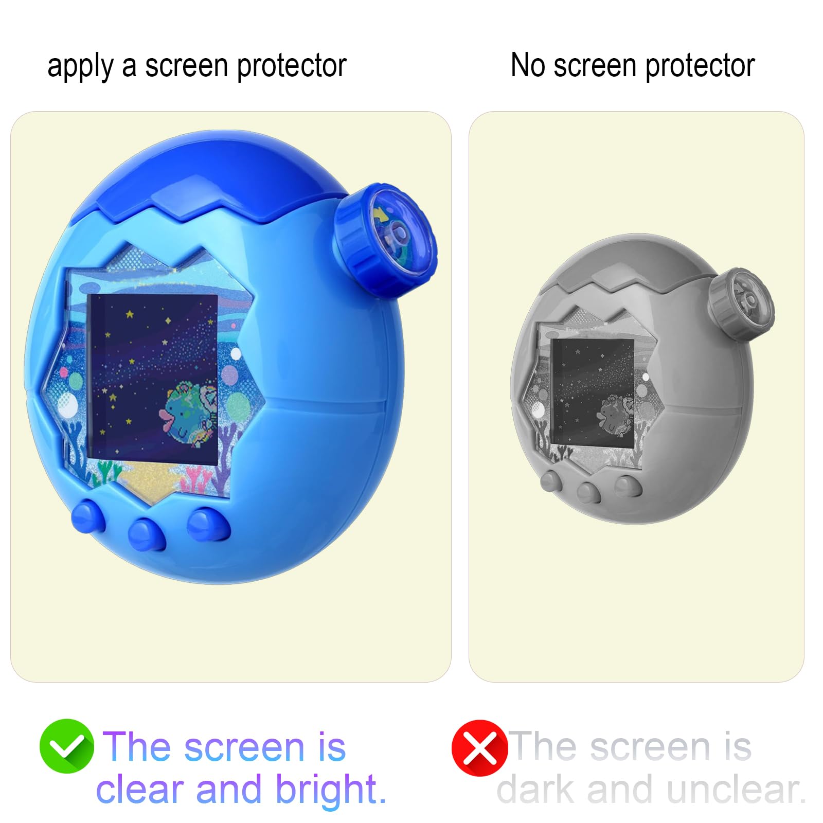 Doogojtwosea ultra thin transparent screen overlay showing touch sensitivity response during gameplay navigation.