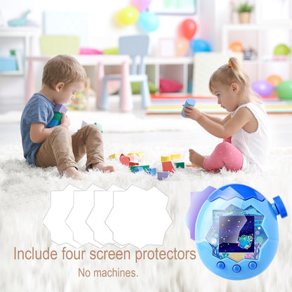 Doogojtwosea protective film kit items including cleaning accessories and four replacement screen shields.