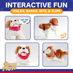 Liberty Imports battery operated plush robotic pet walking