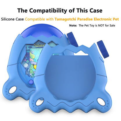 Premium silicone skin accessory bundle showing the included clear screen protector film placement.