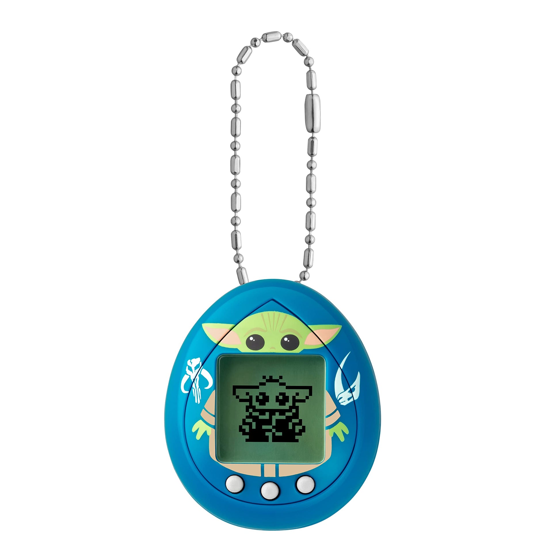 Star Wars Grogu Tamagotchi Blue version electronic toy with included keychain attachment