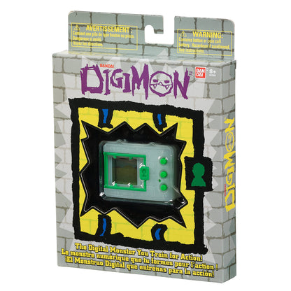 Nostalgic digital monster liquid crystal display screen and button layout close up