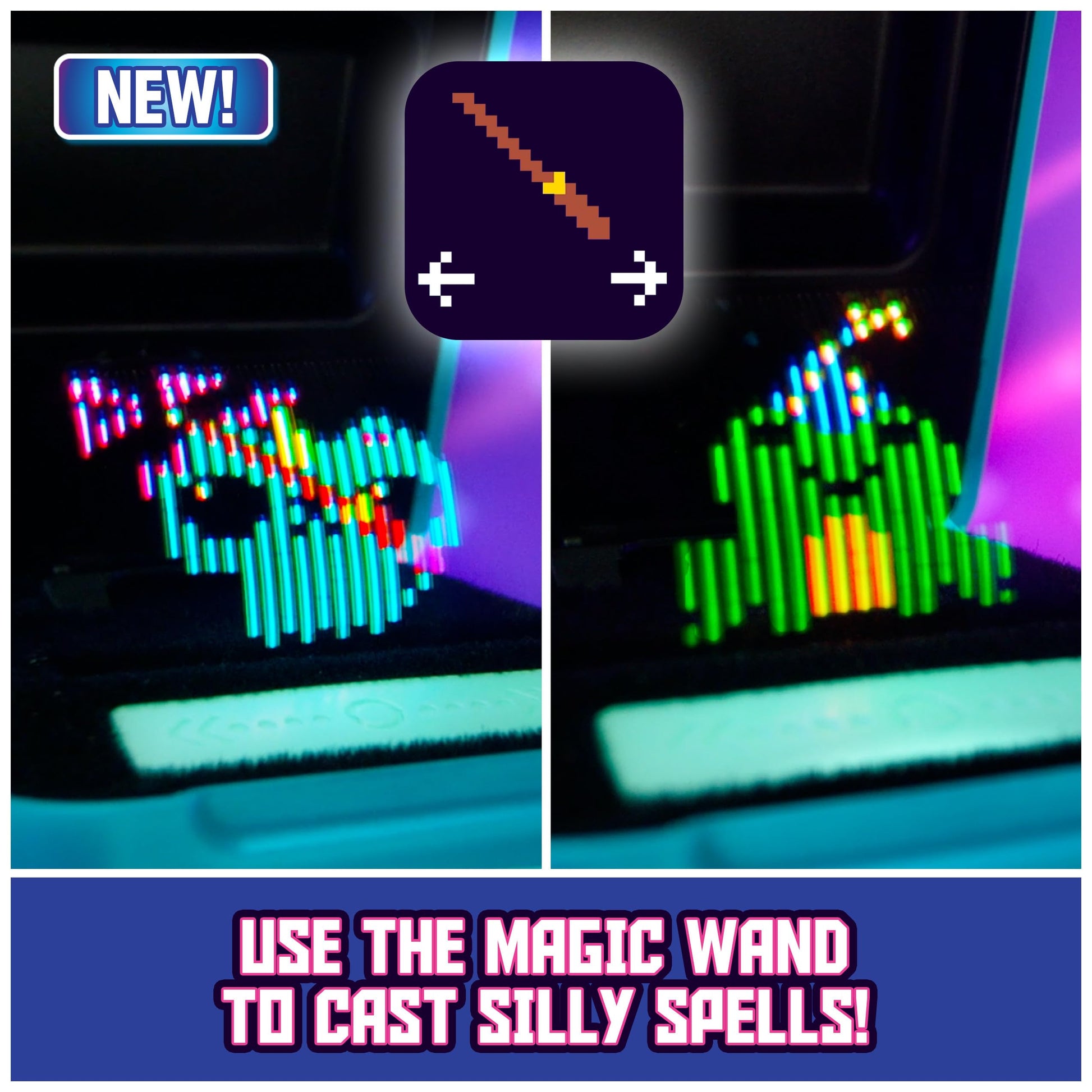 Bitzee Magicals virtual toy packaging highlighting twenty interactive characters inside