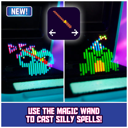 Bitzee Magicals virtual toy packaging highlighting twenty interactive characters inside