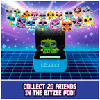 Side view of Bitzee Magicals pocket game demonstrating the unique touch technology
