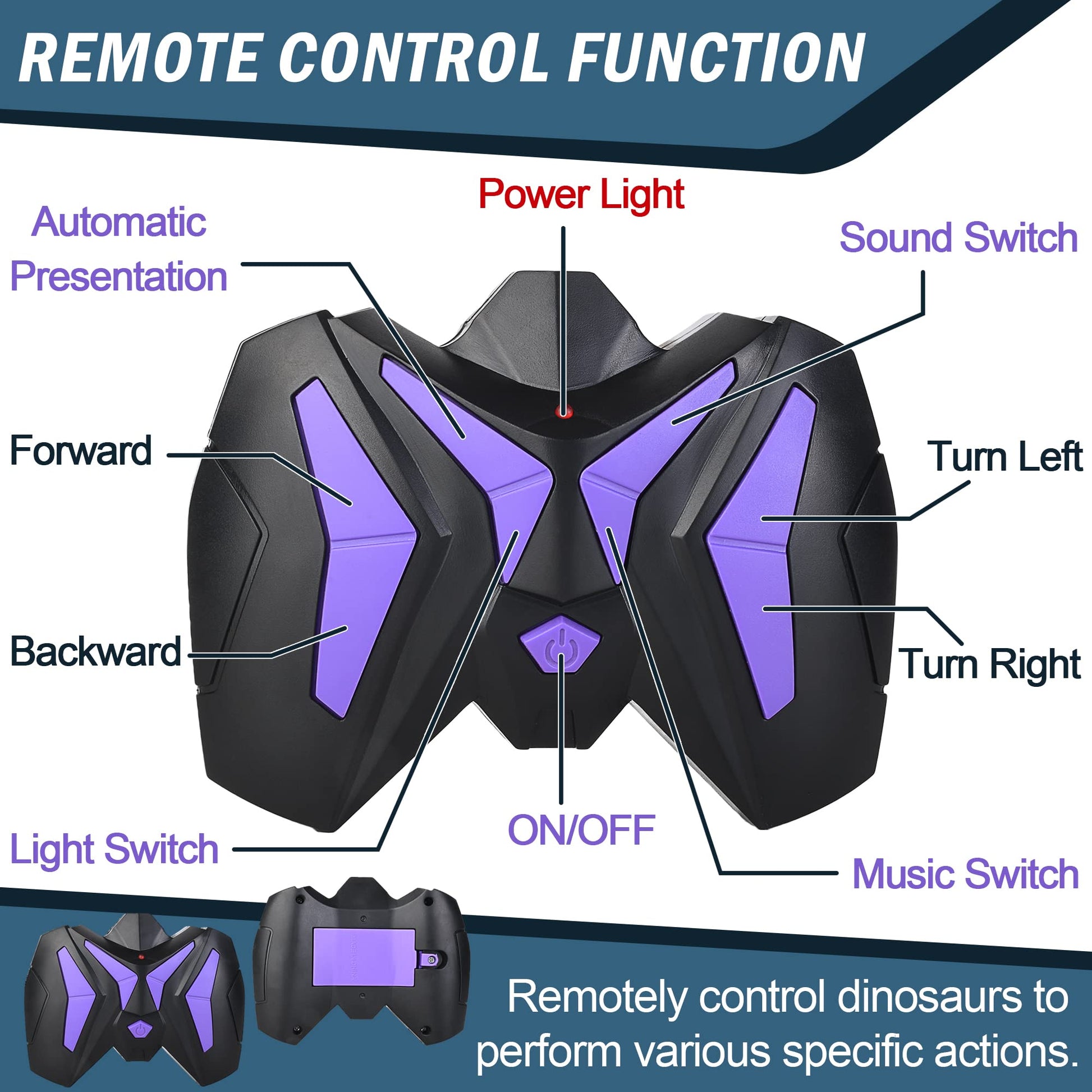 DibyAgl robotic Velociraptor toy side profile highlighting the detailed colorful stripes and long tail mechanism.