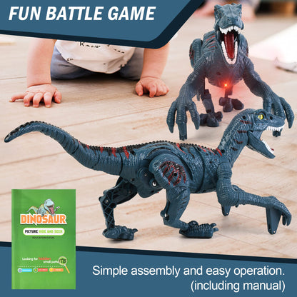 DibyAgl large scale remote control dinosaur performing a turning movement to demonstrate the realistic leg mechanics.