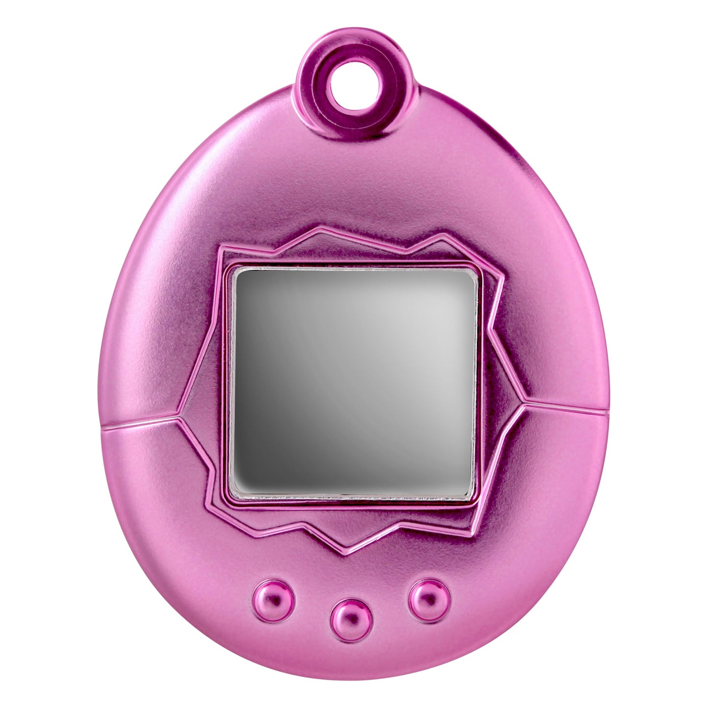 Authentic USA imported Tamagotchi game screen displaying the initial Obaketchi Angel character