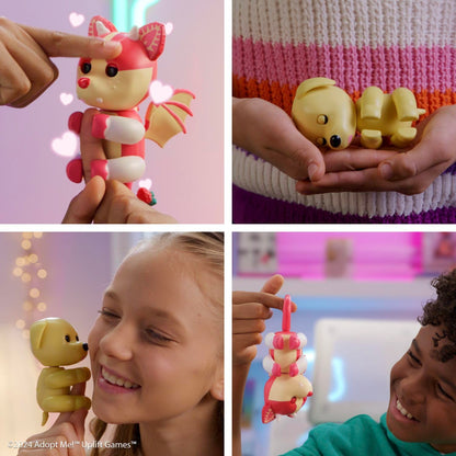 Fingerlings Adopt Me interactive toy close up view highlighting head and mouth touch sensors
