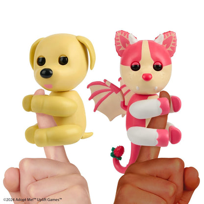 Fingerlings Adopt Me collectible pet toy featuring blinking eyes and moving head mechanisms