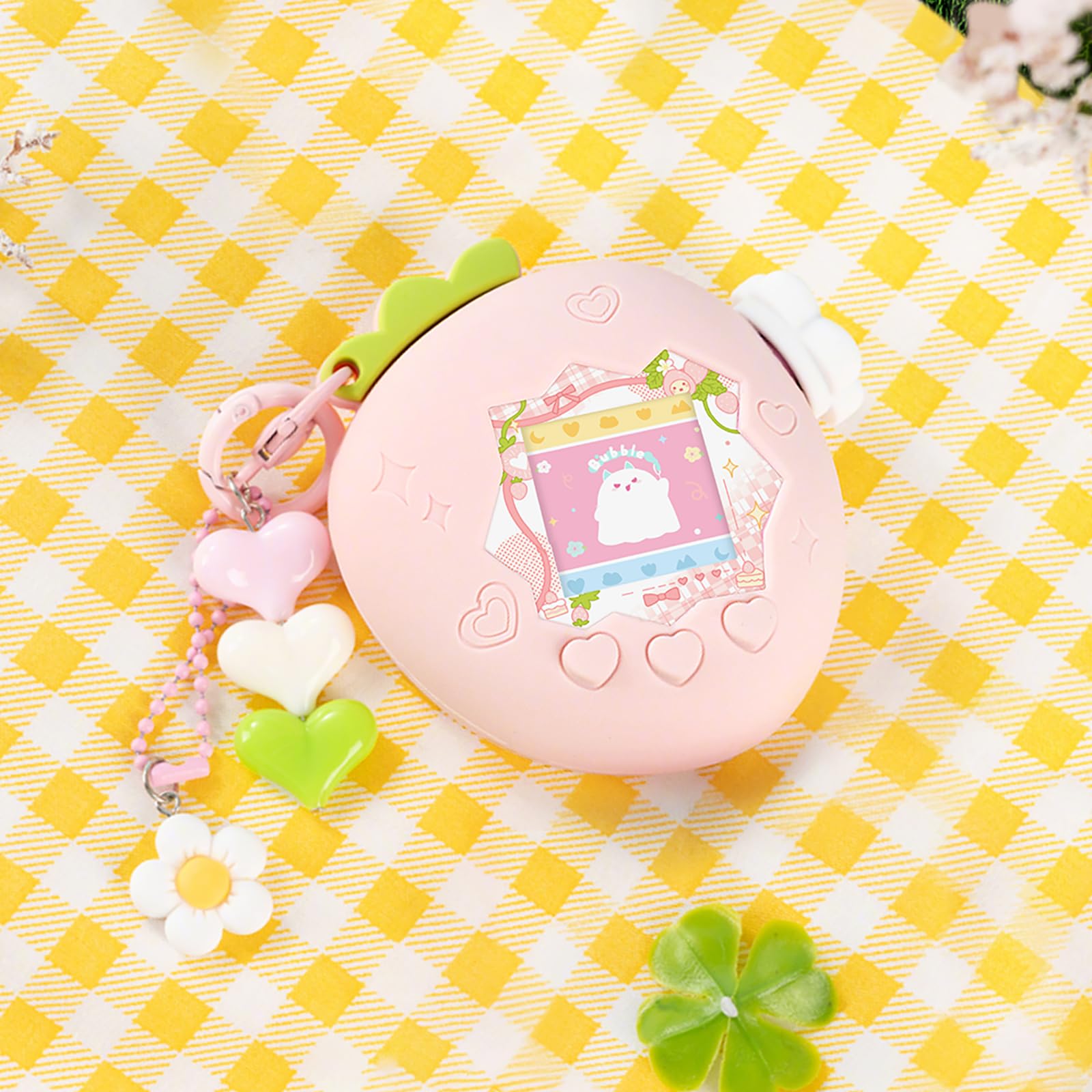 Shockproof non toxic pink silicone case demonstrating scratch resistance and easy wipe clean flexibility.