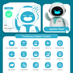 Energize Lab Eilik desktop companion robot displaying sad facial expression on screen