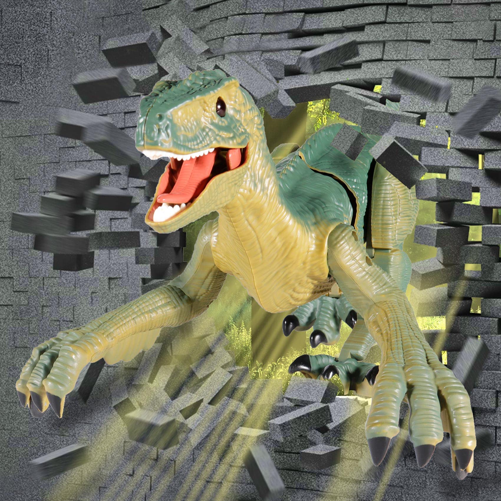 VERTOY USA imported dinosaur toy retail packaging box with clear age recommendation labels