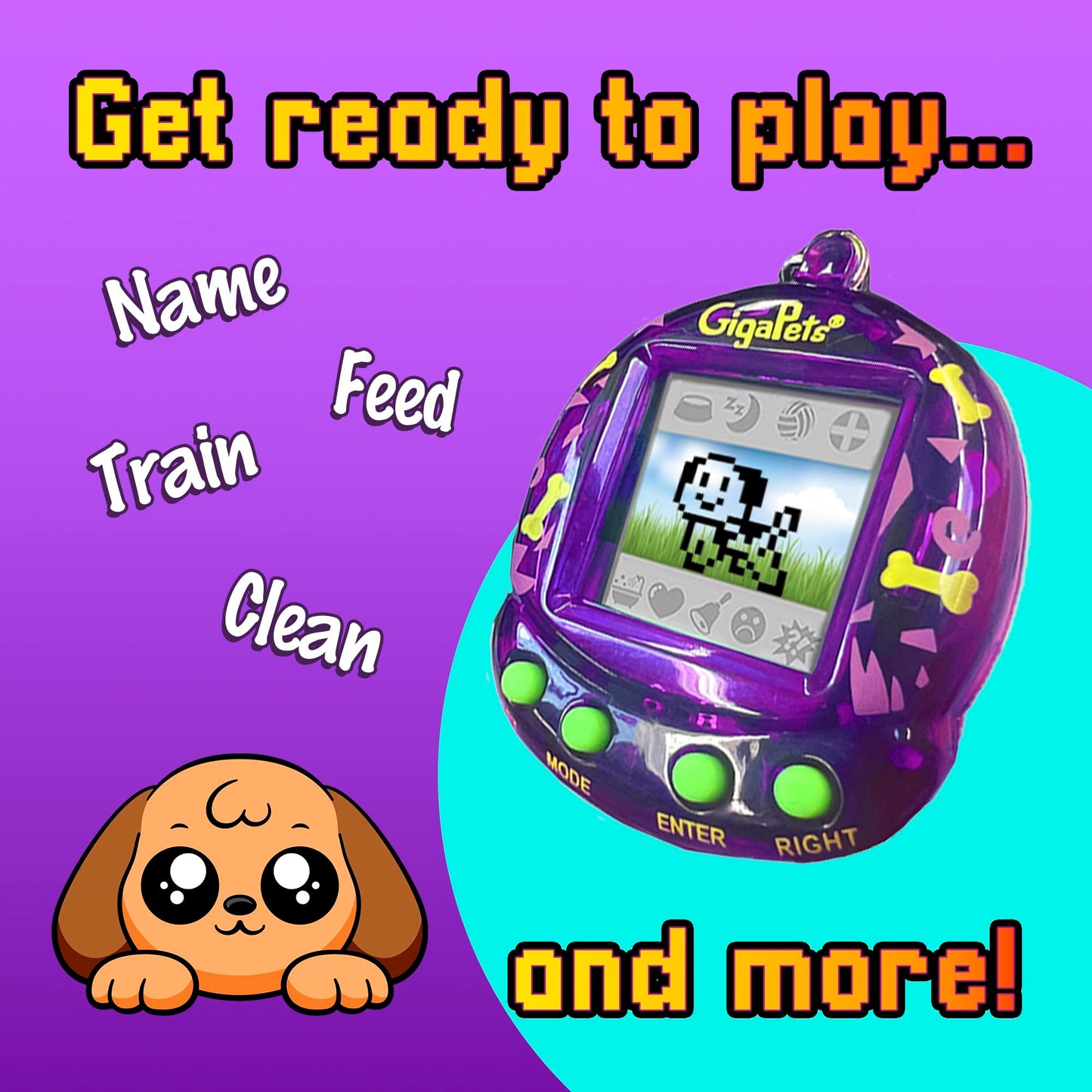 Upgraded collector edition digital pet puppy packaging displaying the original designer seal