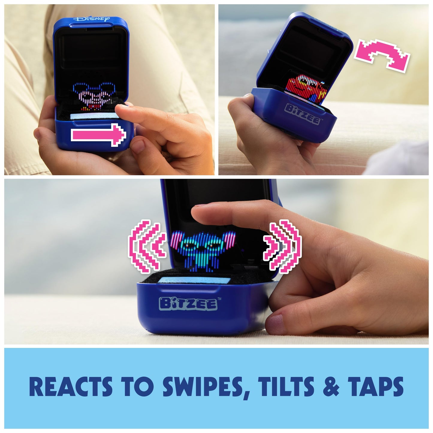 Bitzee Disney virtual pet open pod showing Mickey Mouse character