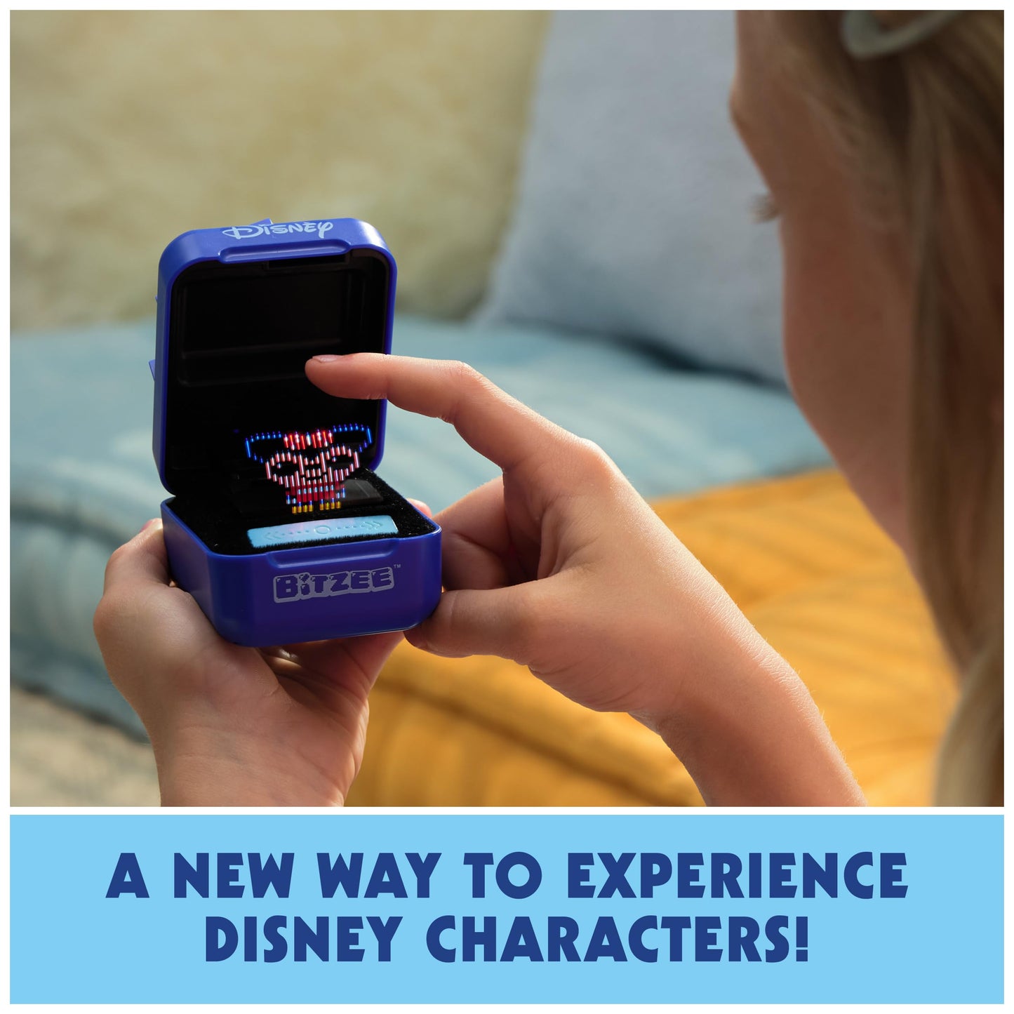 Bitzee Disney collectible toy showing the star meter menu