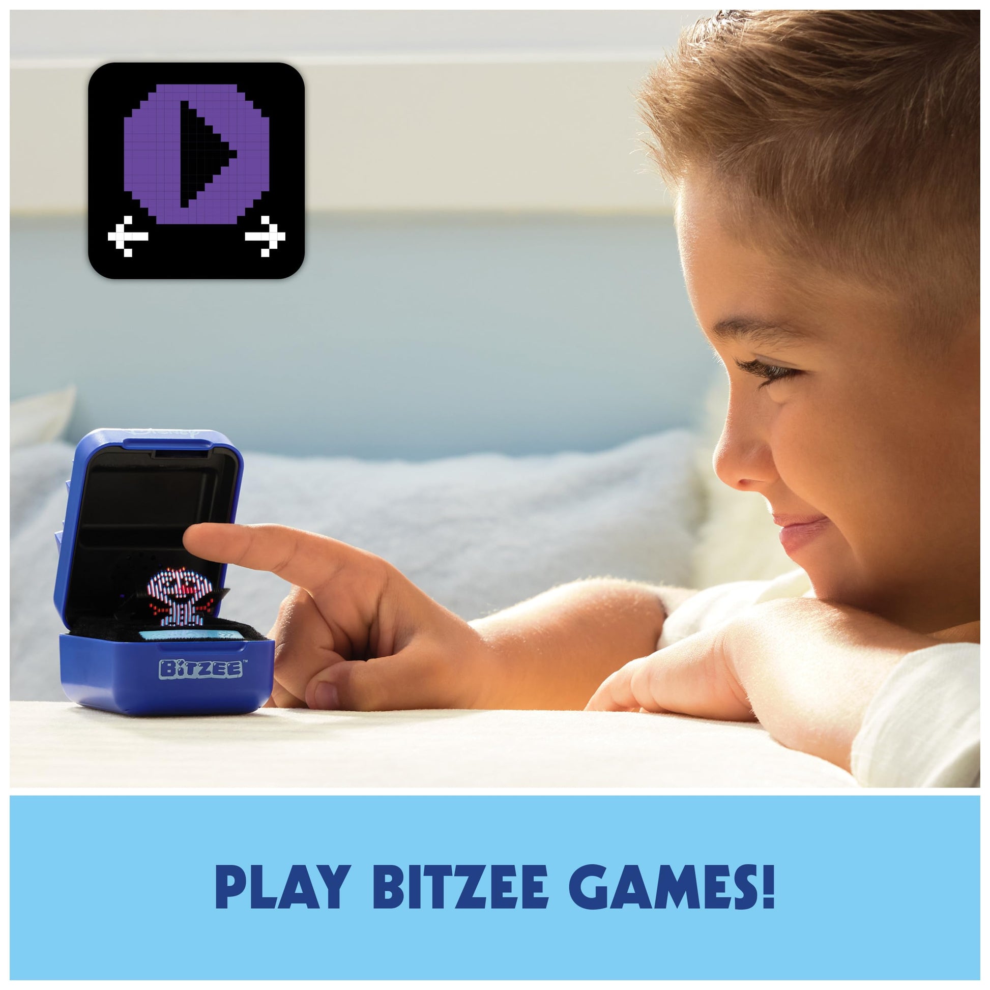 Bitzee Disney virtual pet toy showcasing tactile screen response