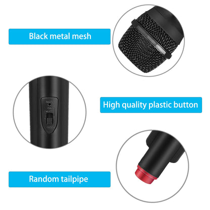 Lightweight plastic microphone simulation accessory for costume parties