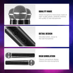 Children practicing speech and singing with Zubebe toy microphones