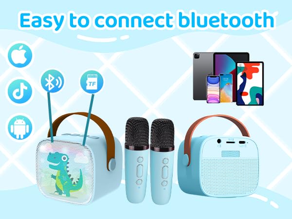 RelaxPad wireless microphones for children showing the control buttons and compact ergonomic design.