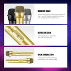Sanwuta fake karaoke mic model with metal mesh top details