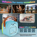 Poptrend kids singing machine with dual microphones packaged elegantly in its original gift box