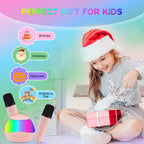 Lhlzms kids singing speaker layout displaying the top control buttons and premium metallic mesh design
