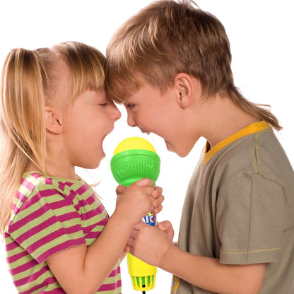 Battery free echo play microphones for kids birthday party favors setup