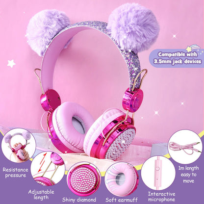 Unicorn themed fashion accessories including a charm bracelet necklace sunglasses and comb with mirror.
