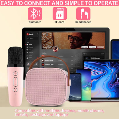 Compact karaoke sound system for birthday parties and gatherings