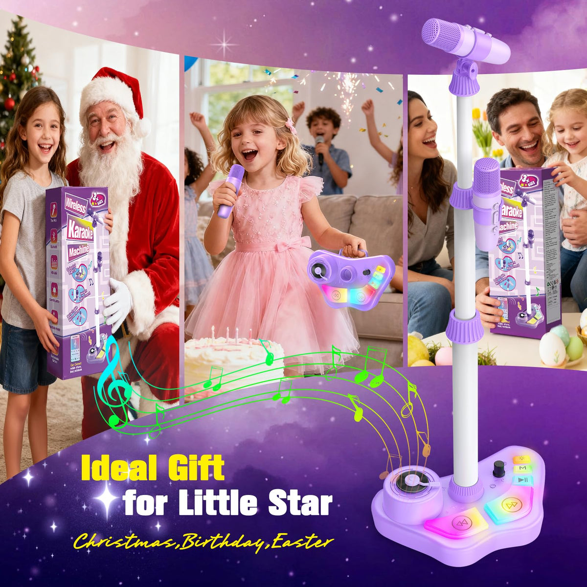 Product packaging container for the authentic imported FunforFun singing toy set