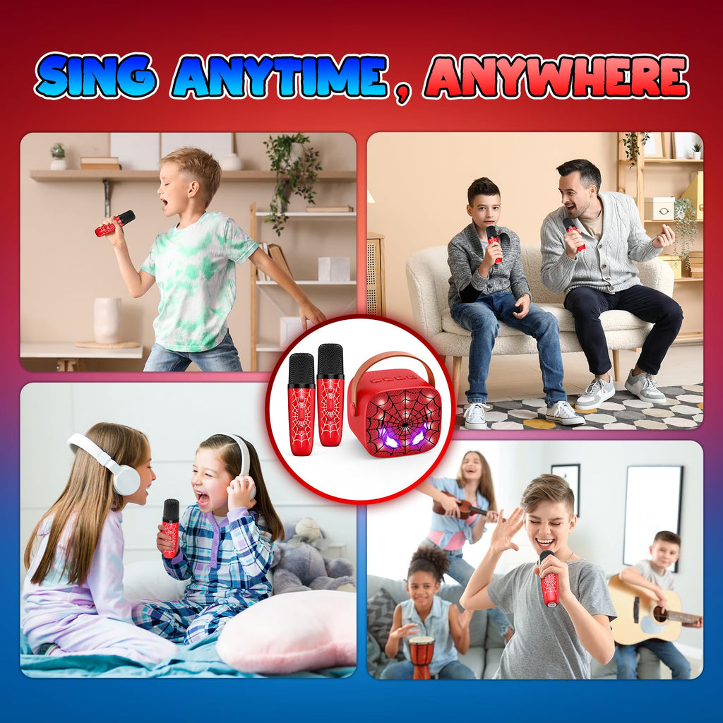 Webspidee premium audio gift box packaging for the kids portable singing machine